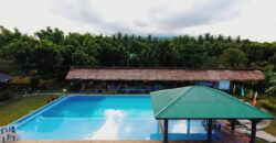 UPLAND RESORT WITH LARGE SWIMMING POOL FOR SALE IN DAUIN